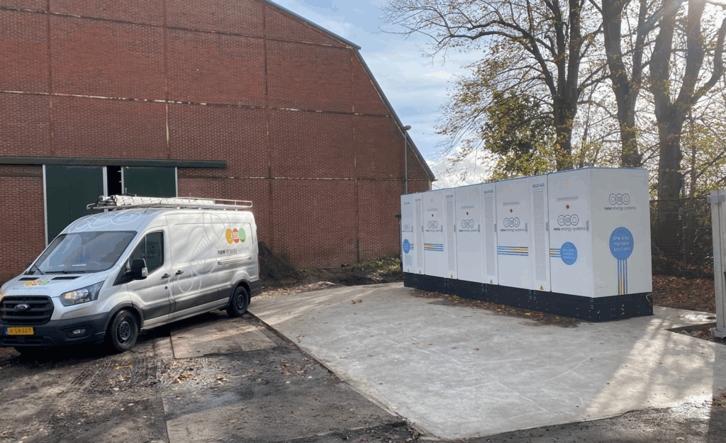 Batterij systeem Worldpaper. Groningen