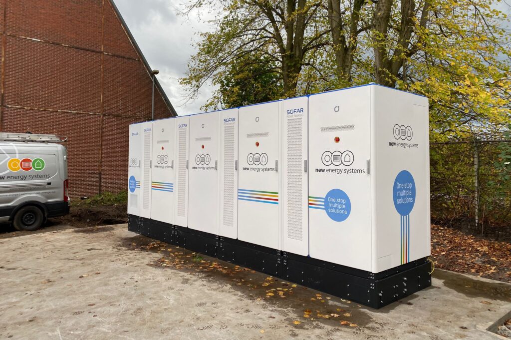 Batterij systeem Worldpaper. Groningen