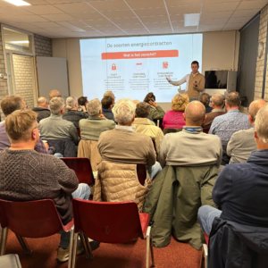 Informatiebijeenkomst van New Energy Systems over energiebeheer, dynamische energiecontracten en slimme oplossingen voor particuliere woningen