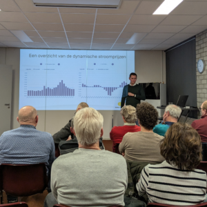 Informatiebijeenkomst van New Energy Systems over energiebeheer, dynamische energiecontracten en slimme oplossingen voor particuliere woningen